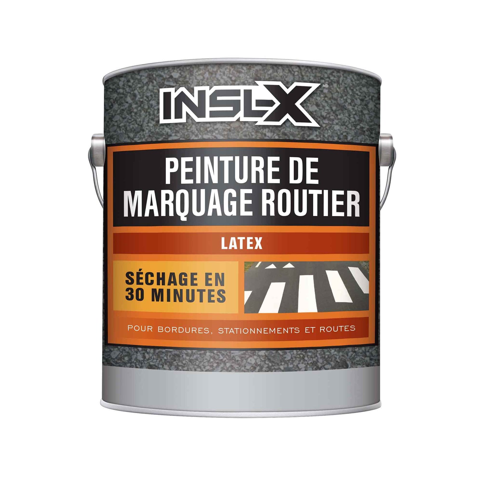 Peinture de marquage routier au latex Insl-X jaune, 3,79 L
