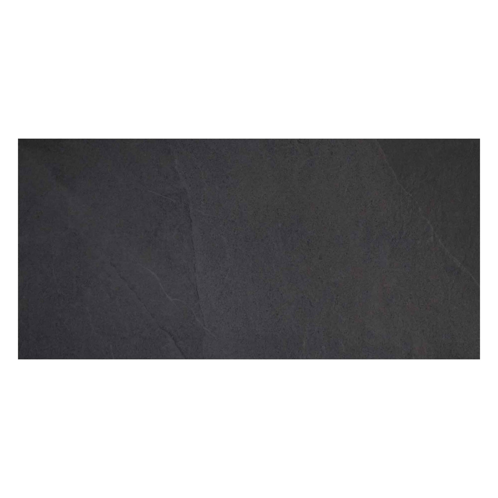 Tuile de porcelaine Nero, 12'' x 24''