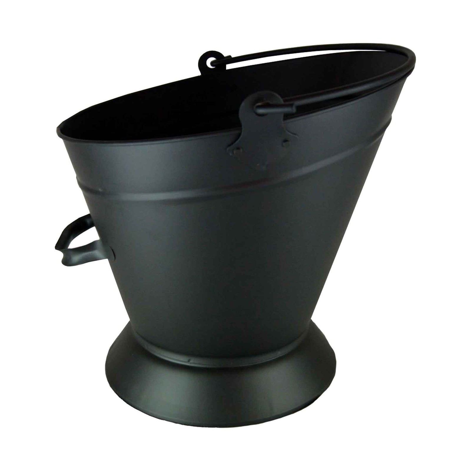 Seau à cendres de cheminée de la collection "Waterloo", noir 