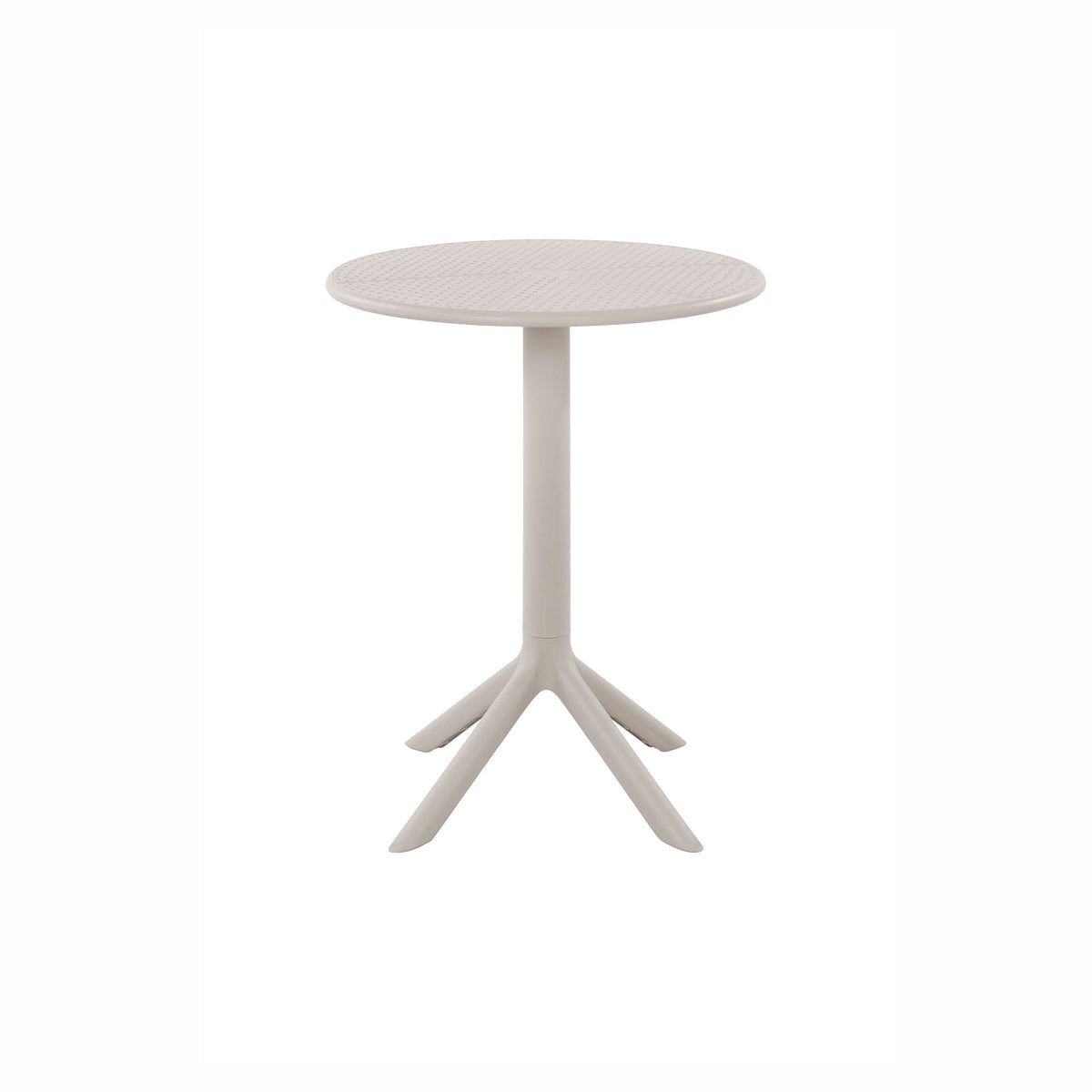 Table d’extérieur de style bistro Mist, grège (24″ x 29,9")