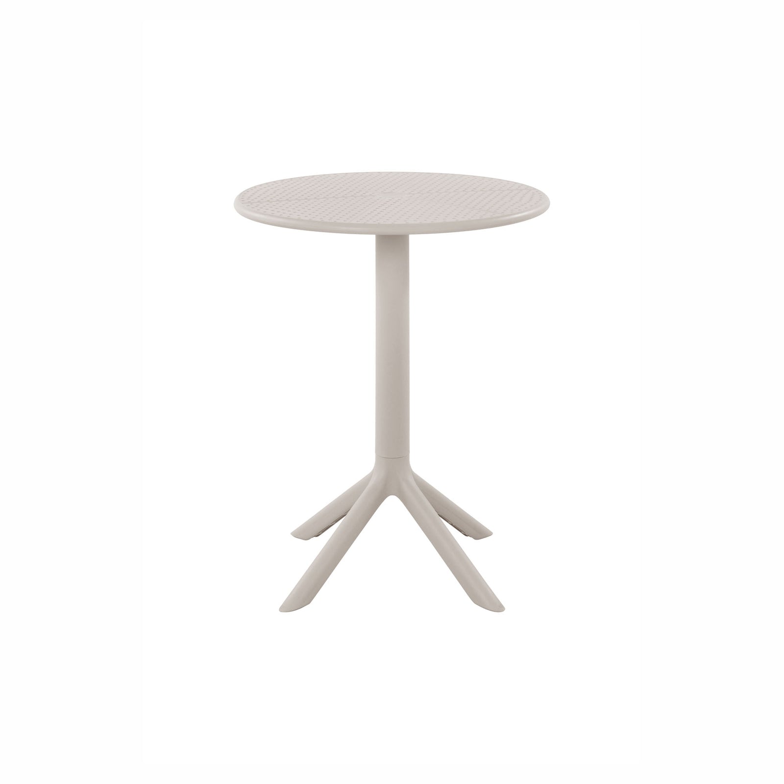 Table d’extérieur de style bistro Mist, grège (24″ x 29,9")