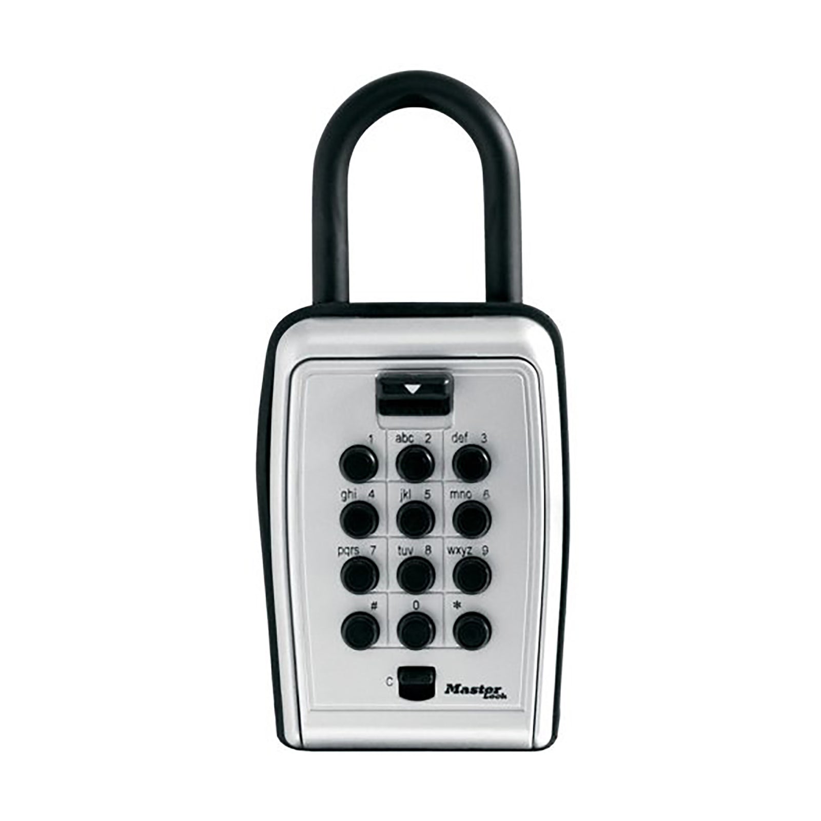 Boîte de rangement de clé avec bouton poussoir et combinaison modifiable, 3-1/8'' de large