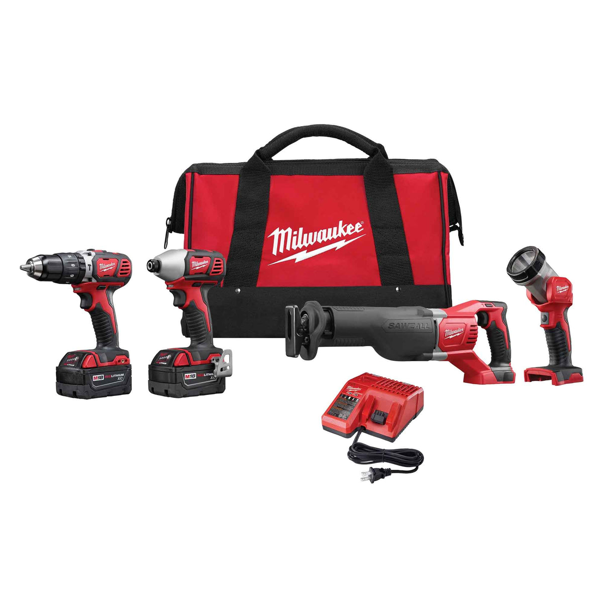 Ensemble de 4 outils sans fil M18 LITHIUM-ION