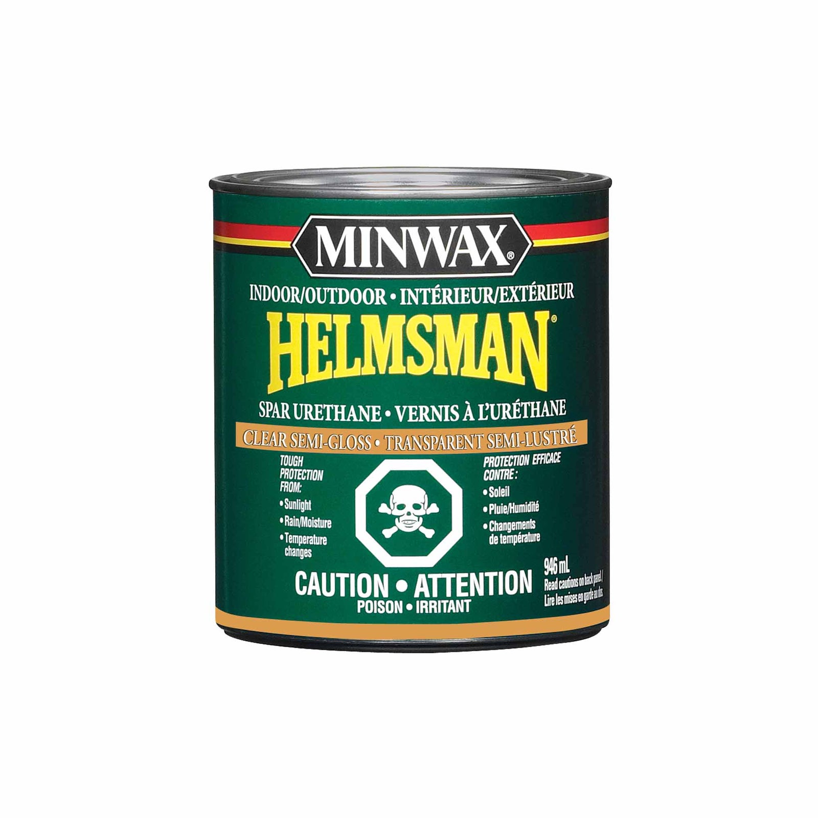 Minwax Helmsman intérieur / extérieur vernis uréthane transparent semi-lustré, 946 ml