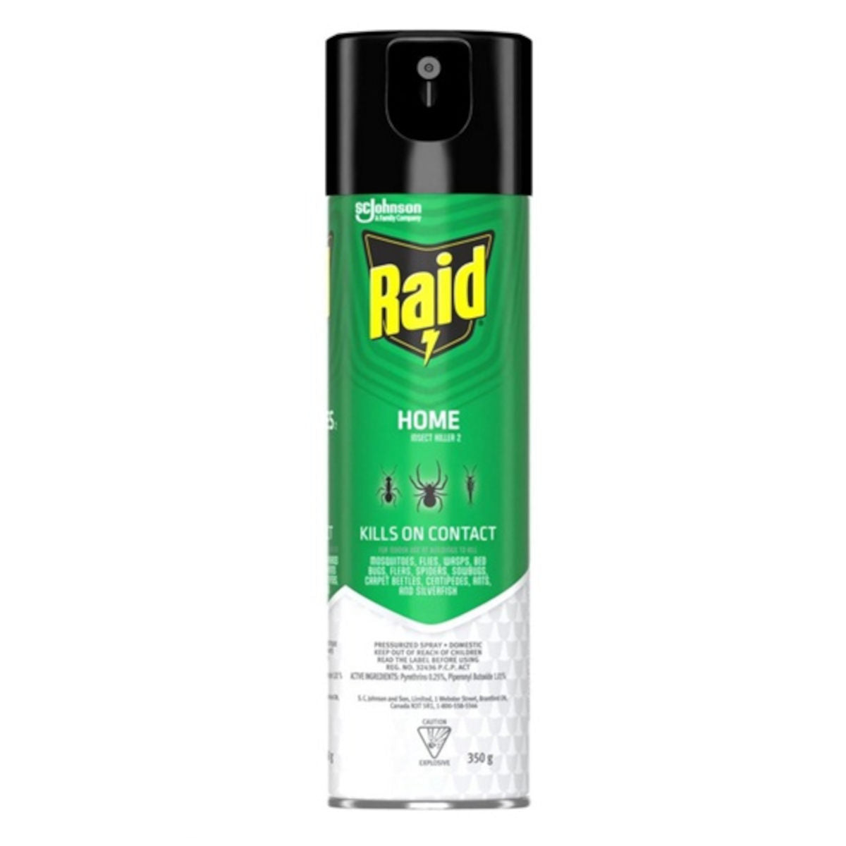 Raid, Insecticide en aérosol