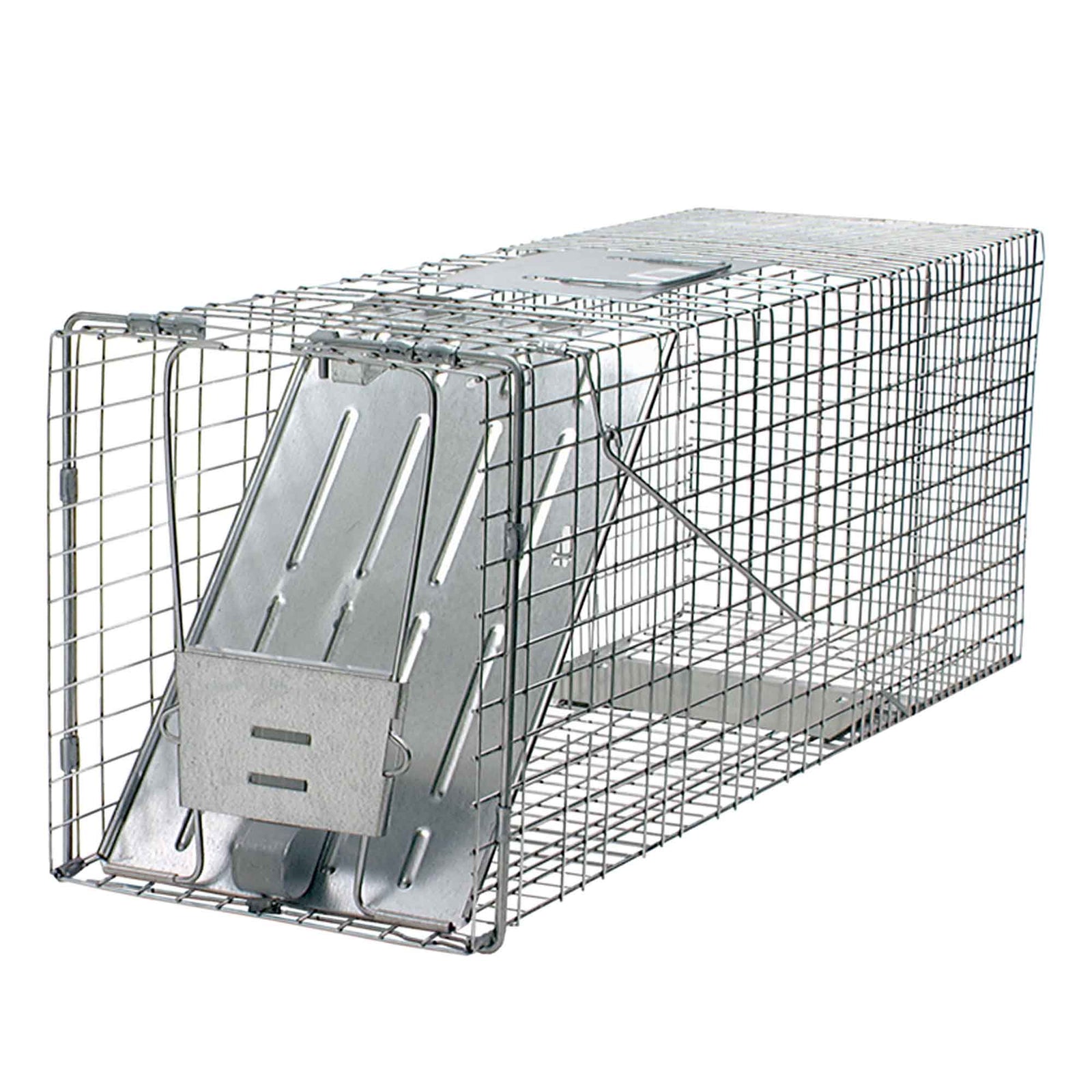 Grand piège pour animaux à 1 porte, 32" x 10" x 12" 