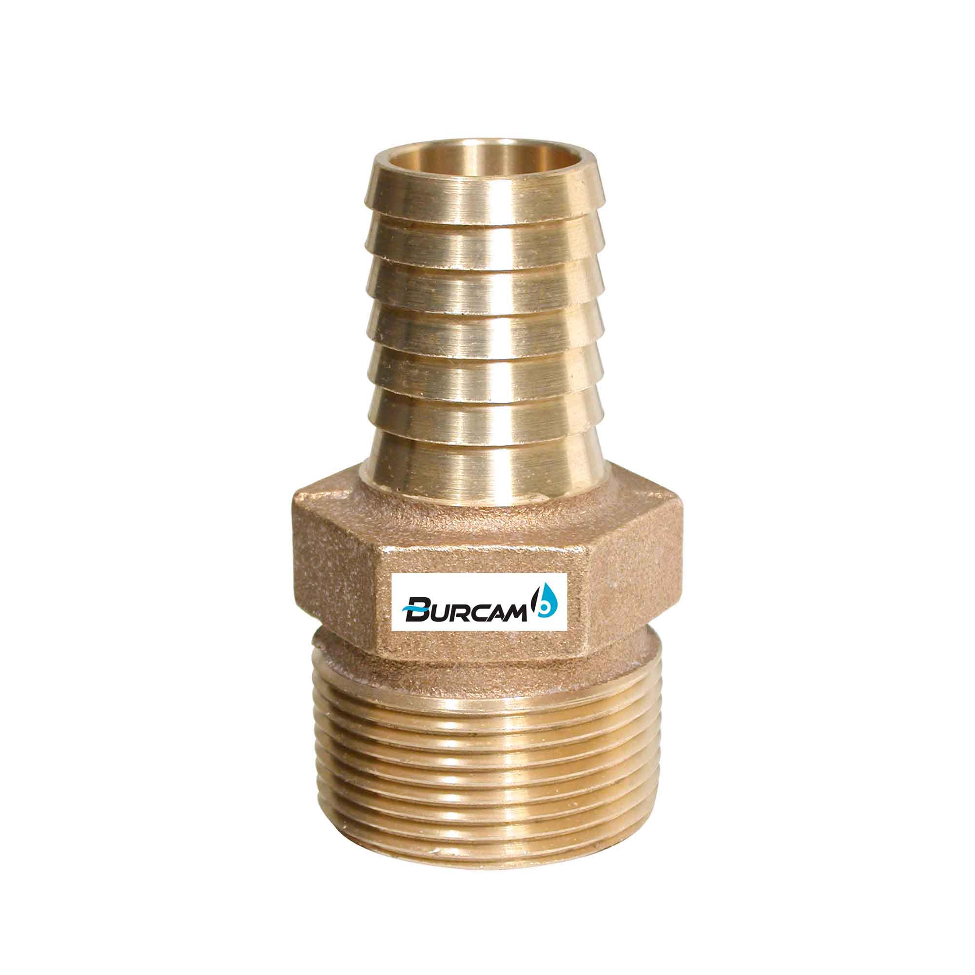 Adaptateur de réduction mâle en laiton, 1-1/4" MNPT x 1" 