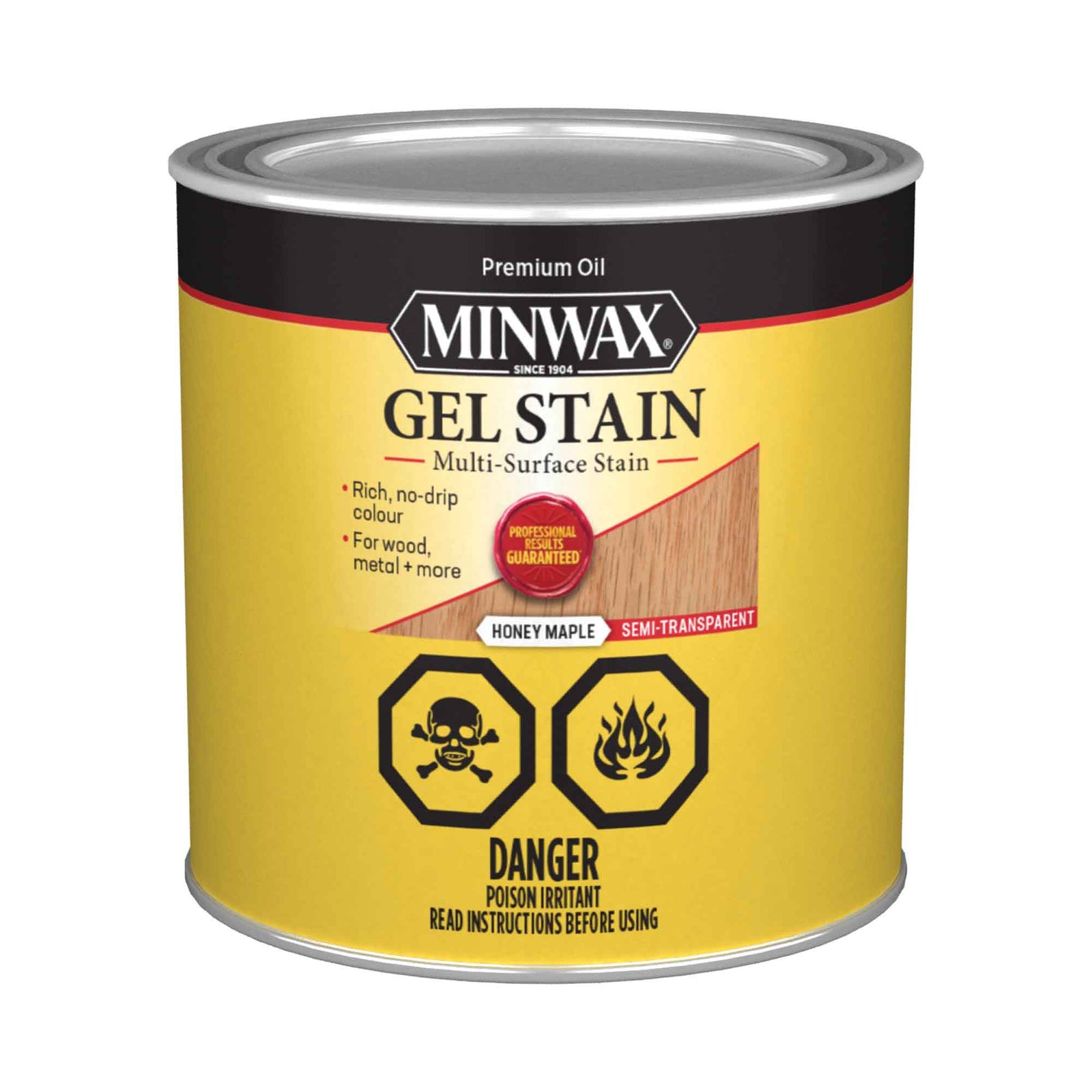 Teinture en gel érable miel semi-transparent, 236 ml