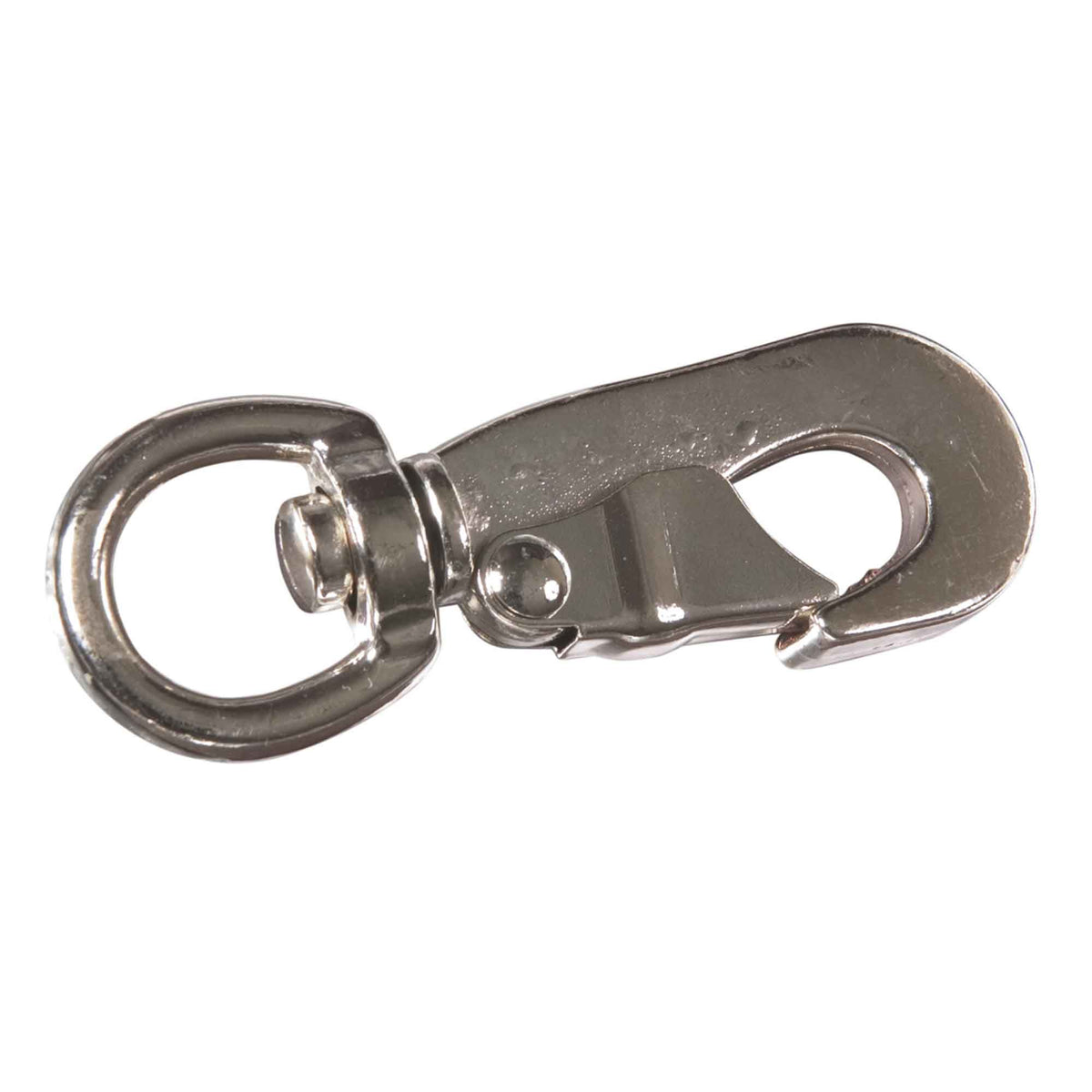 Mousqueton pivotant à levier en acier plaqué zinc, 5/8" x 3-1/4"
