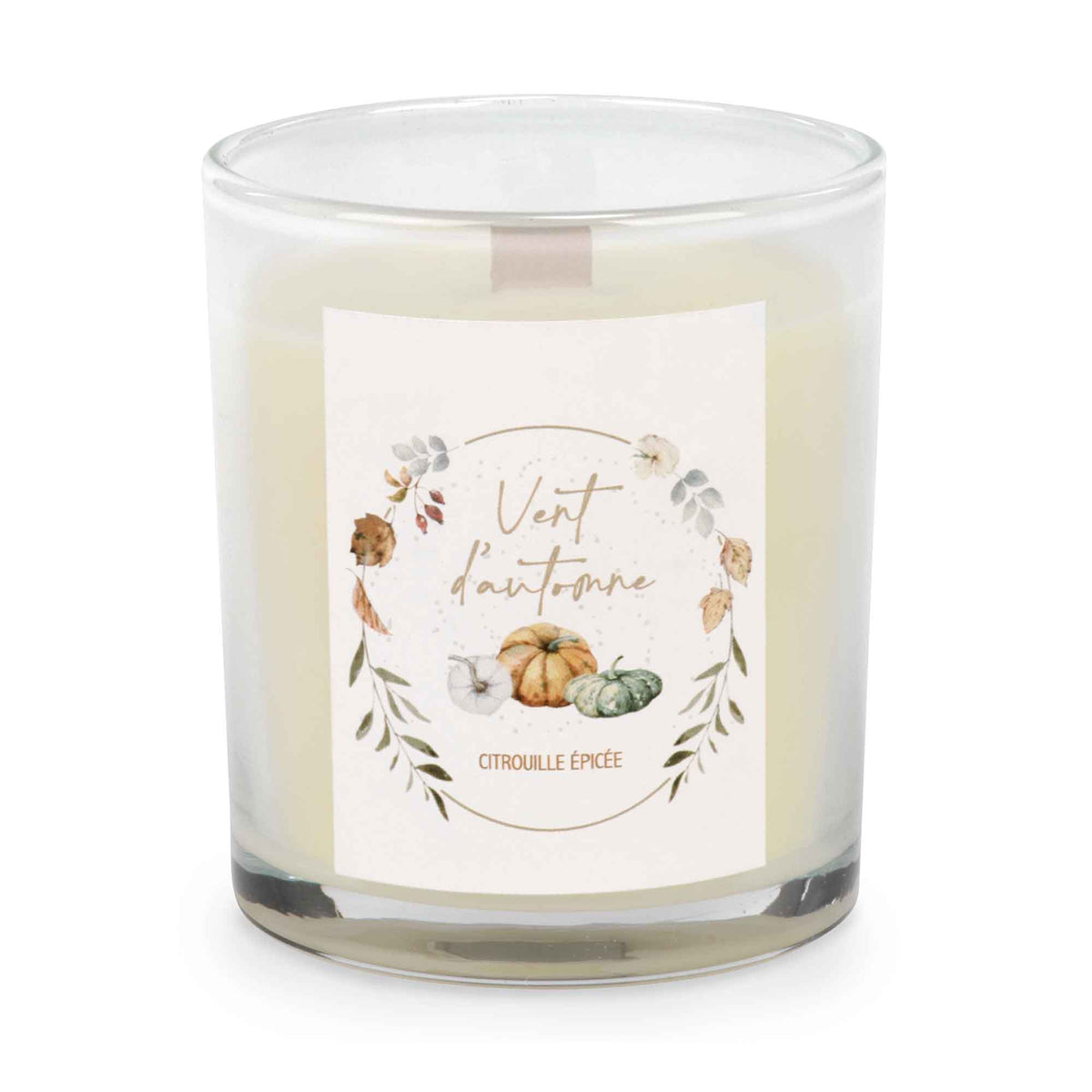 Chandelle parfumée ''Vent d’automne'', citrouille épicée