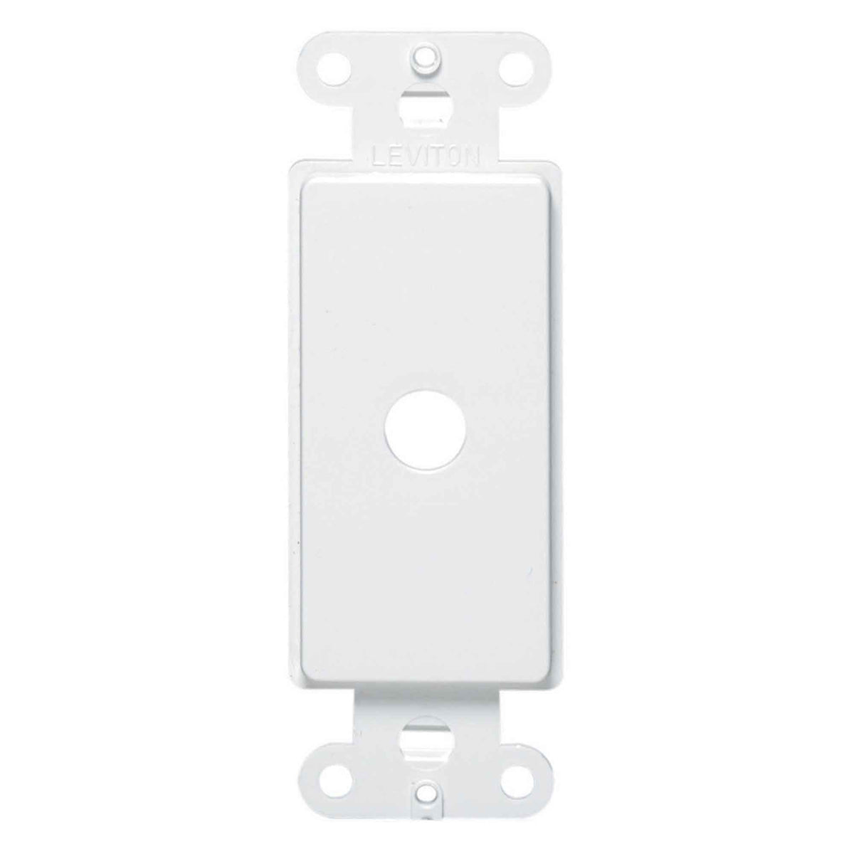 Adaptateur en plastique Decora pour gradateur rotatif, blanc