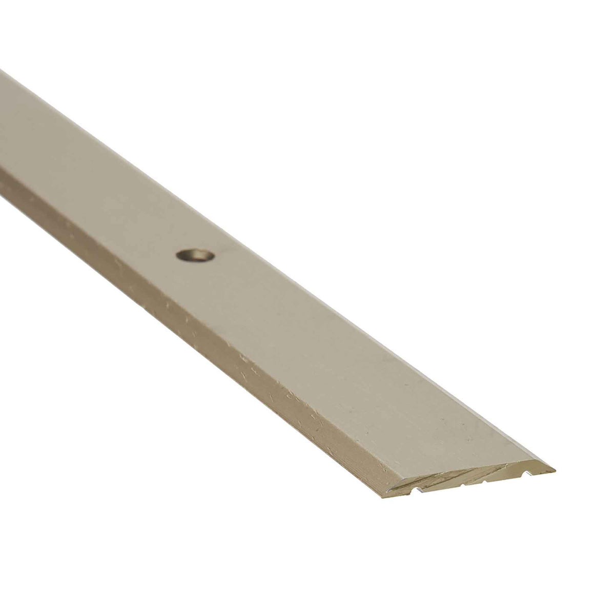 Bordure de joint de plancher titanium martelé, 1&quot; x 3&#39;