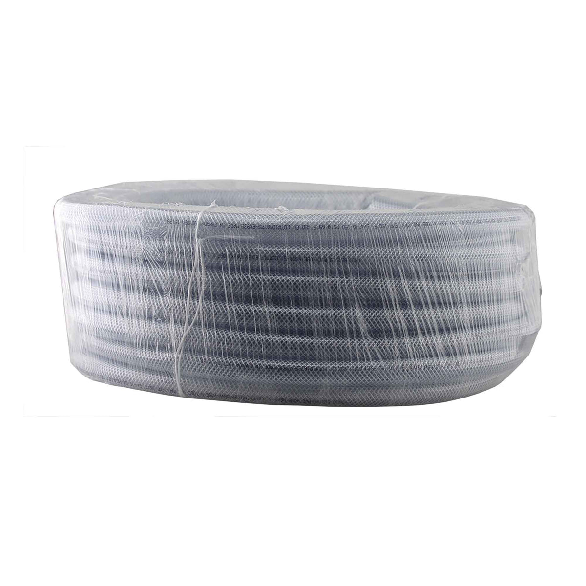 Tuyau en PVC clair renforcé de polyester, 1&quot; OD x 3/4&quot; ID x 100&#39;