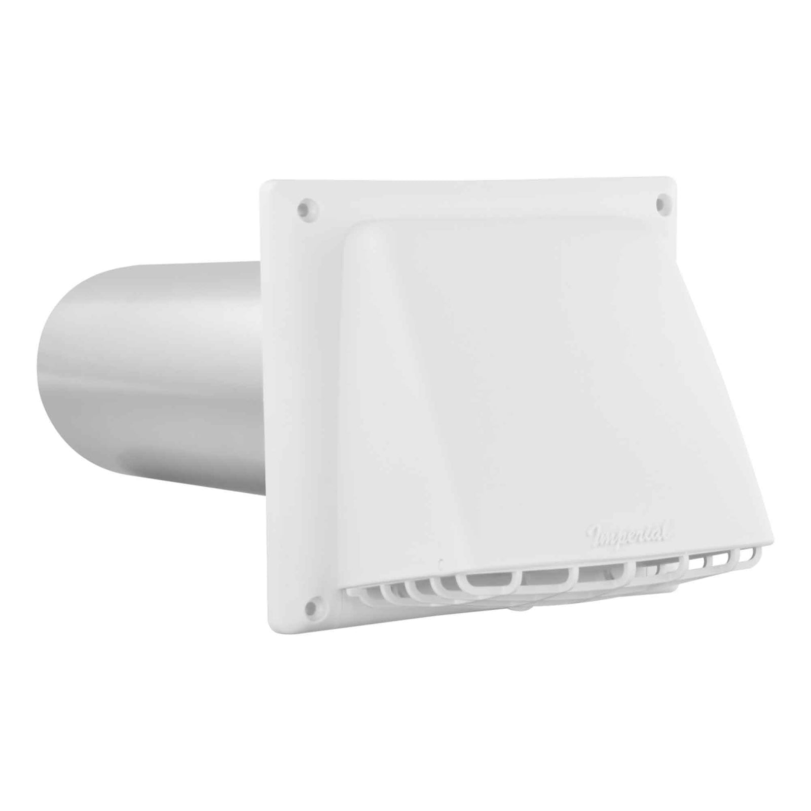 Évent de ventilation avec grille, 3'' (blanc)