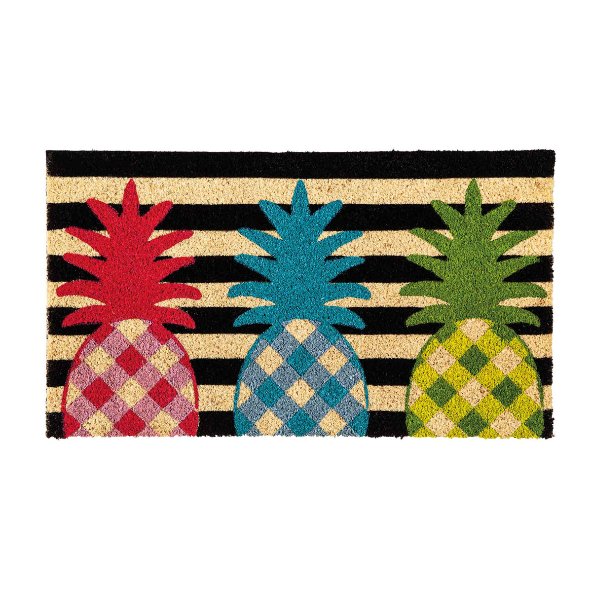Tapis d'entrée en fibres naturelles avec ''ANANAS'', 28" x 0.56" x 16"