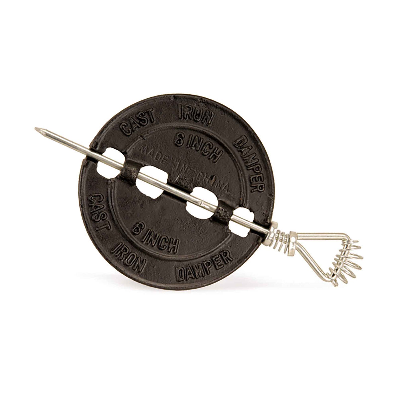 Registre pour cheminée en fonte, 8''