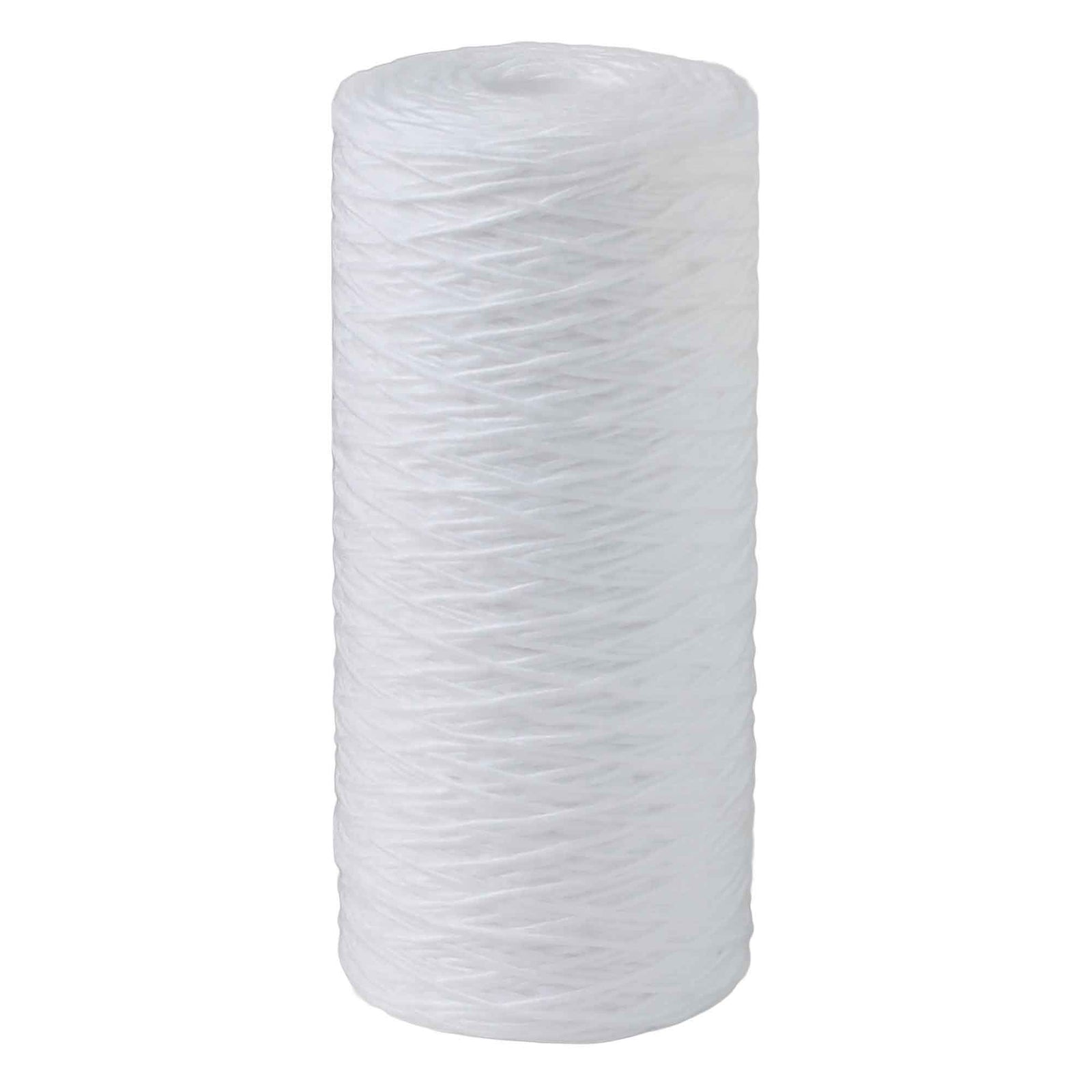 Cartouche pour filtre à eau de 25 microns à pores grossiers pour débit élevé pour sédiment, saleté et rouille, 4,5" x 10"