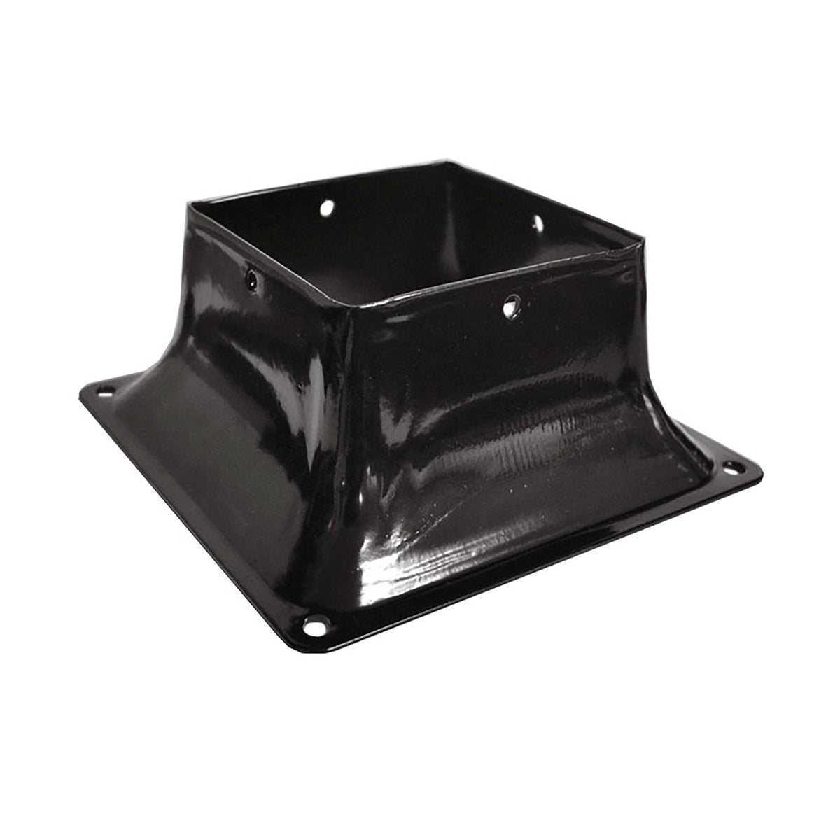 Fixplak 44 base en acier pour poteau 4&#39;&#39; x 4&#39;&#39;, noir