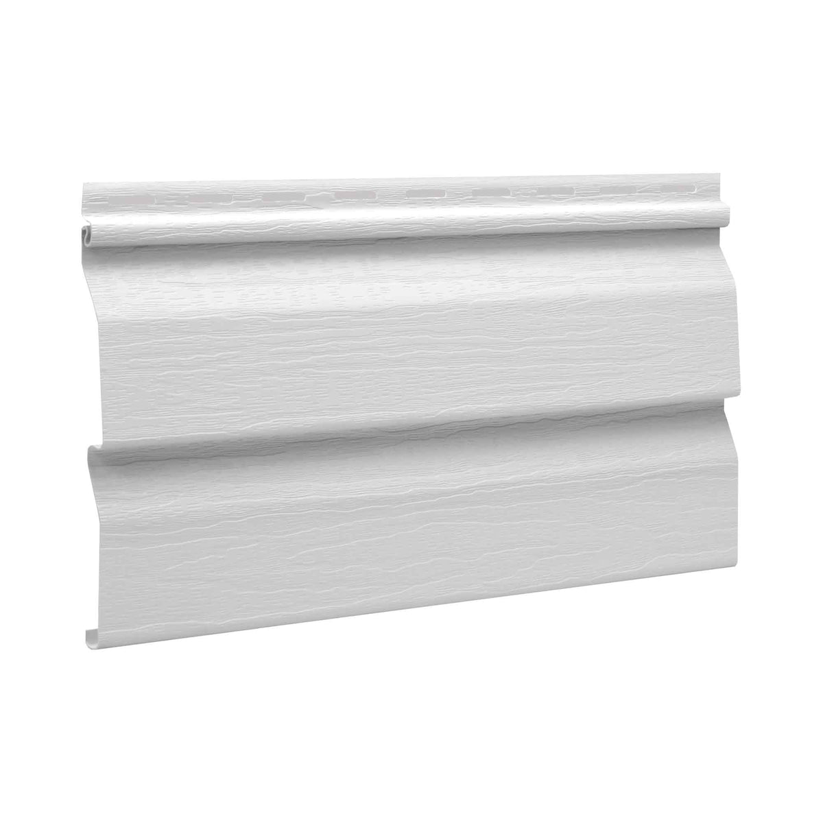 Revêtement D-4.5 en vinyle blanc, 12&#39; x 3/8&quot; x 9&quot;