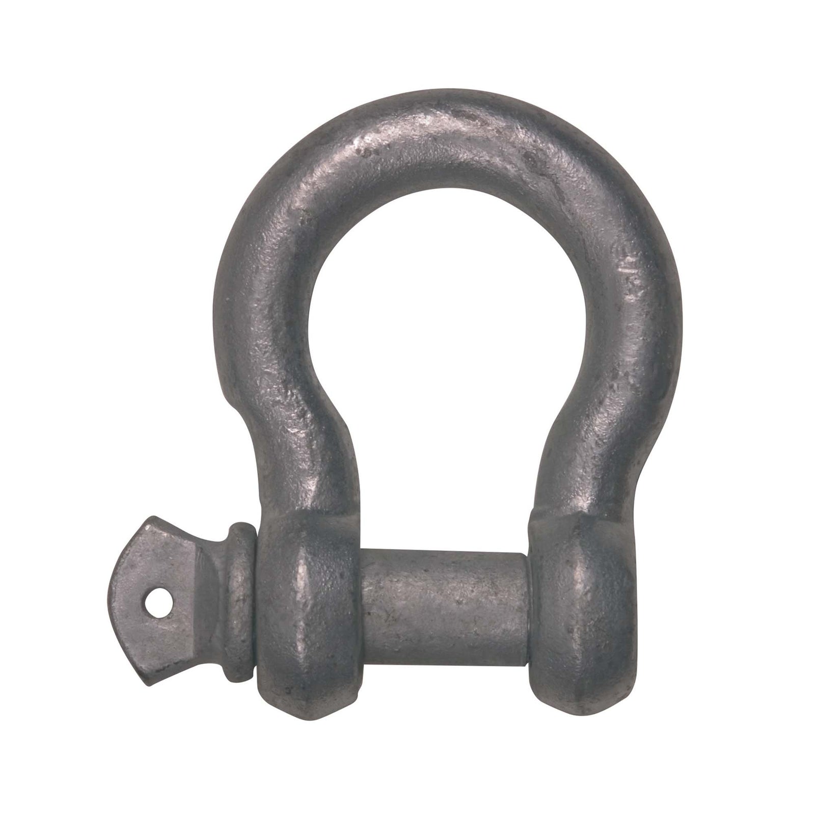 Manille d'ancrage à vis en acier galvanisé de 3/16" de diamètre