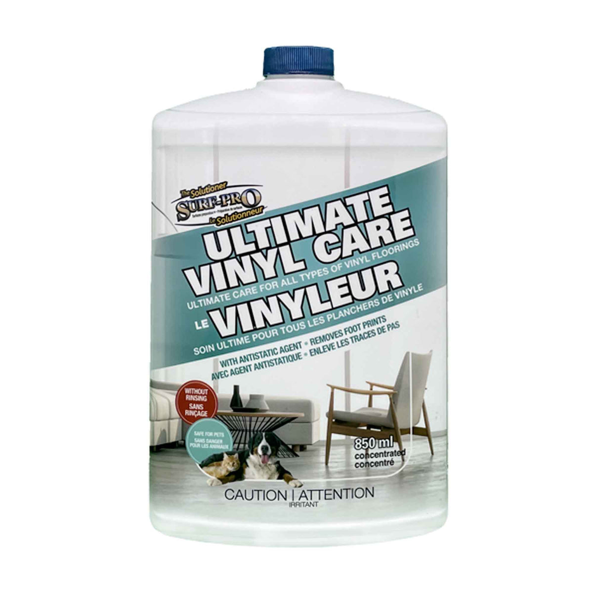 Le Vinyleur soin concentré ultime pour tous les planchers de vinyle, 850 ml