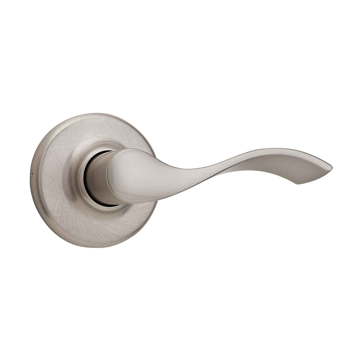 Poignée à levier de passage Belmont, nickel satiné