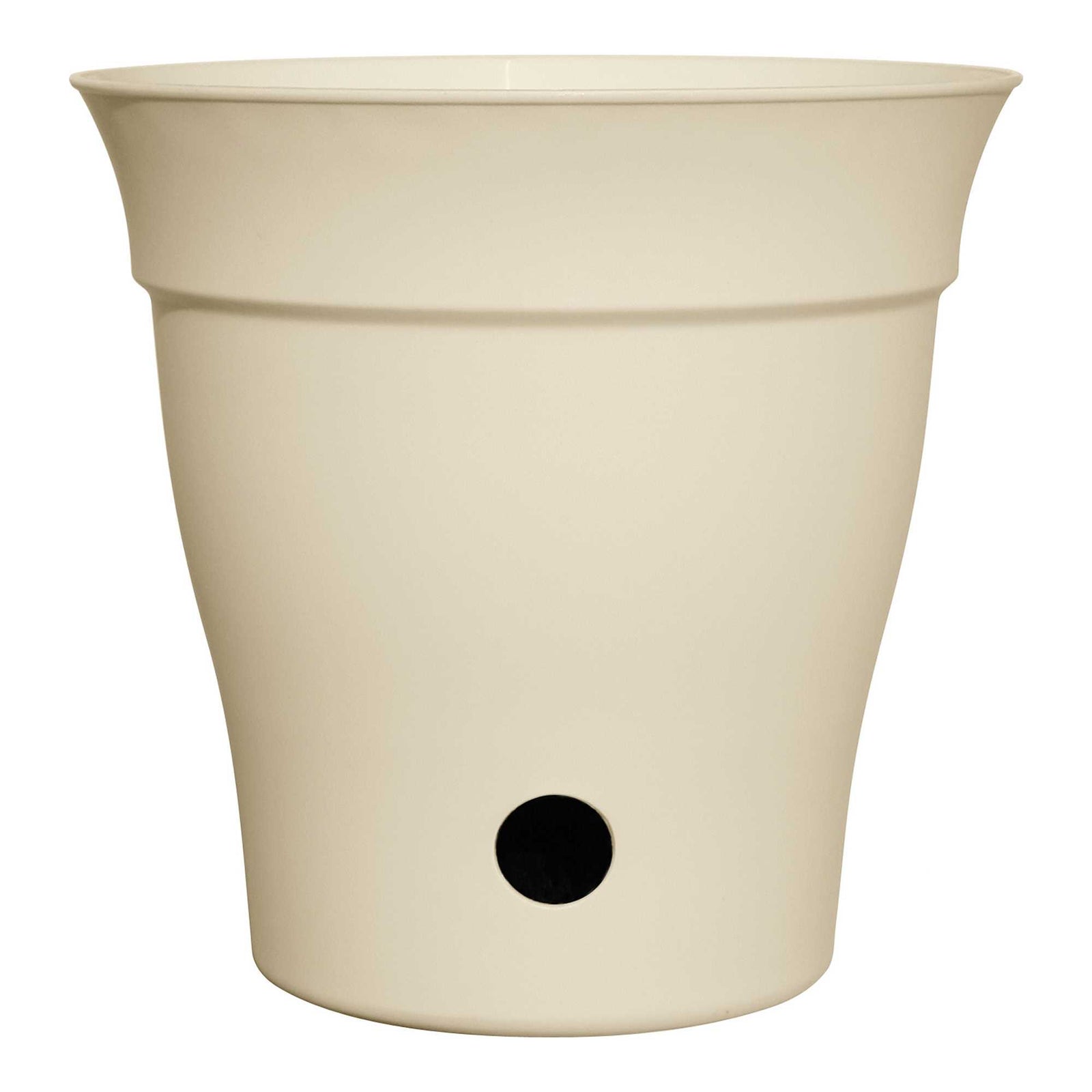 Jardinière Contempra ronde et blanc cassé, 12'' x 12''