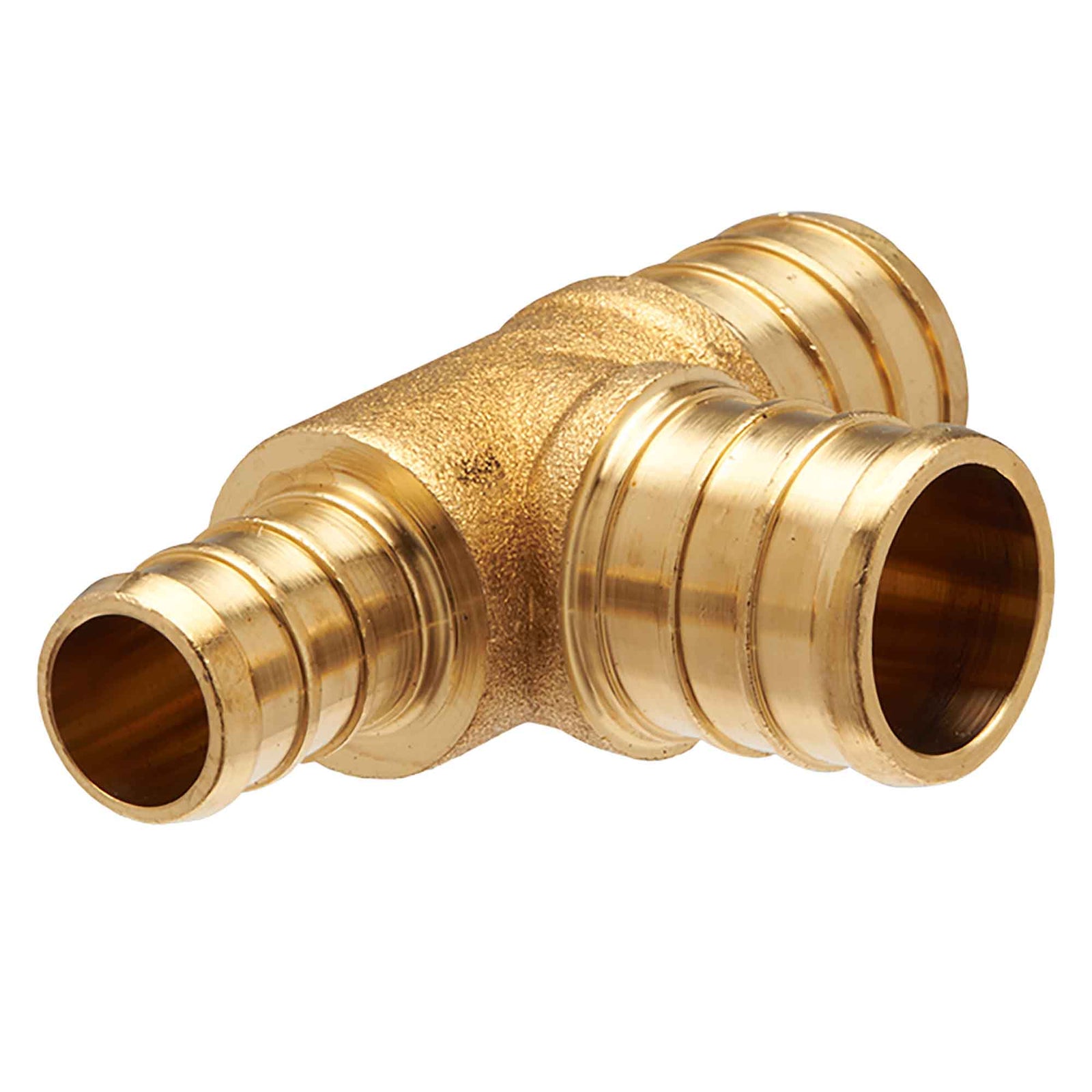 Raccord en ''T'' en laiton sans plomb, 3/4" x 1/2" x 3/4"