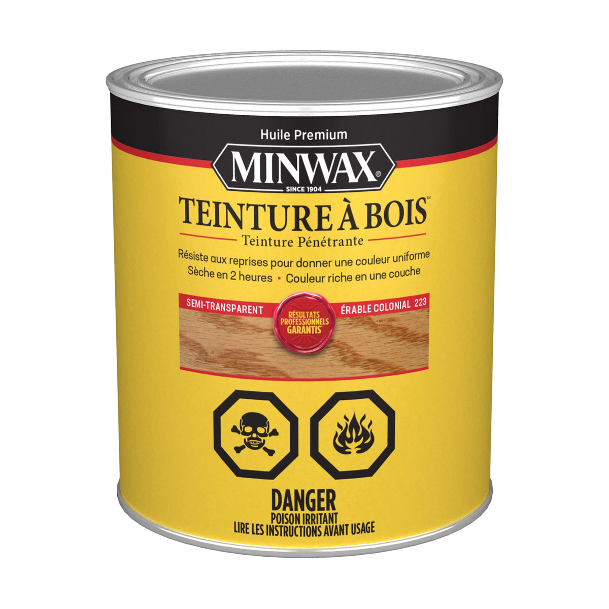 Minwax teinture à bois semi-transparent érable colonial, 946 ml