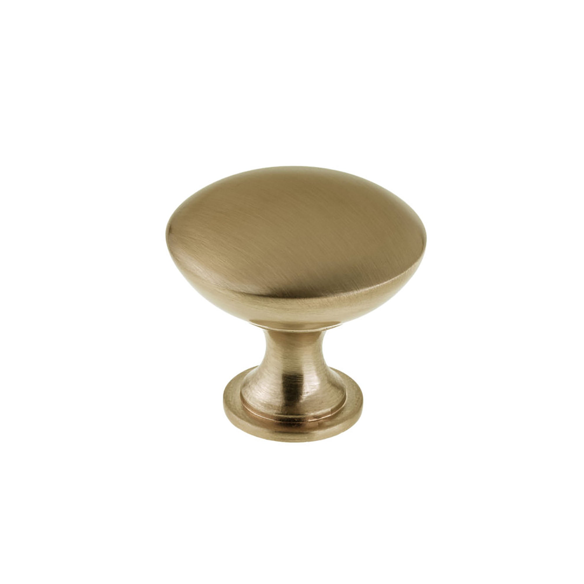 Bouton contemporain en métal champagne bronze, # 9041