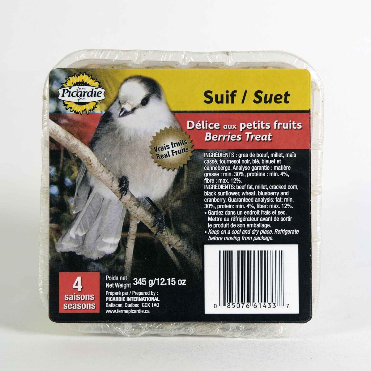 Suif aux petits fruits, 345 g