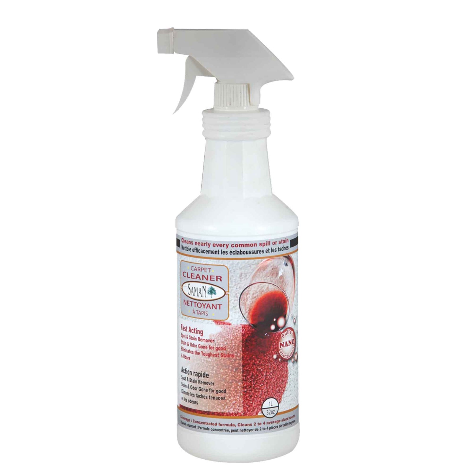 Nettoyant pour tapis et tissus, 1 L