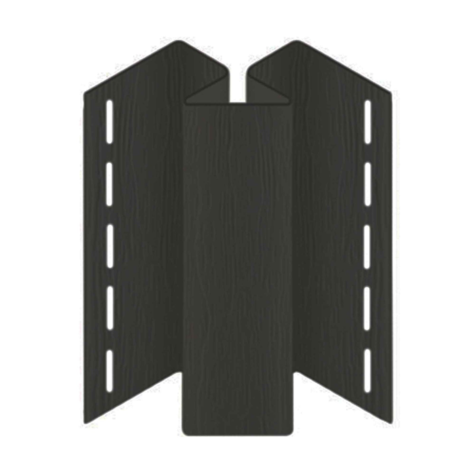 Moulure de coin intérieur en vinyle de couleur manoir, 10' x 1/2" x 1-3/8"