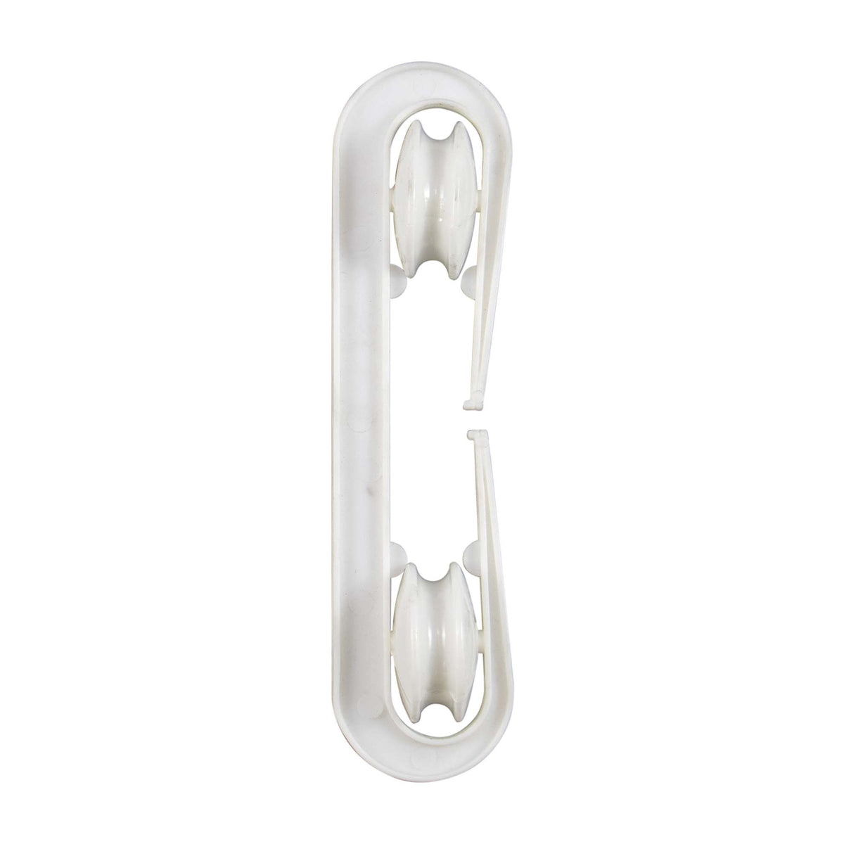 Espaceur de corde à linge en plastique blanc de 7''