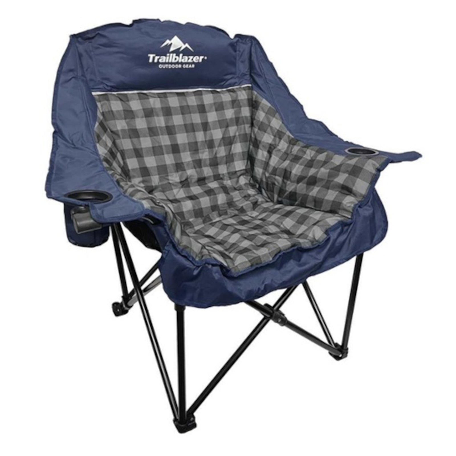 Fauteuil club chauffant de luxe - bleu