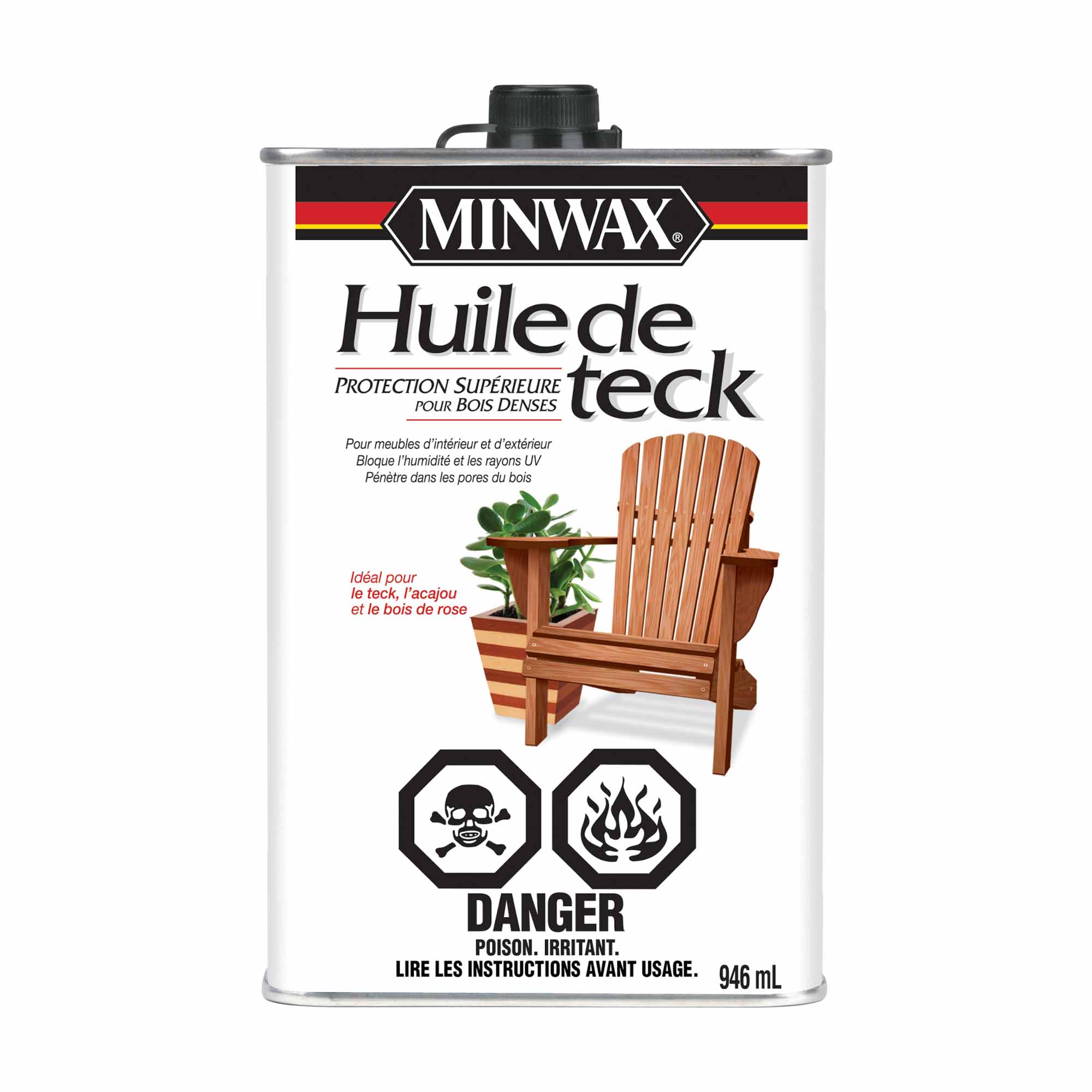 Minwax huile de teck, 946 ml