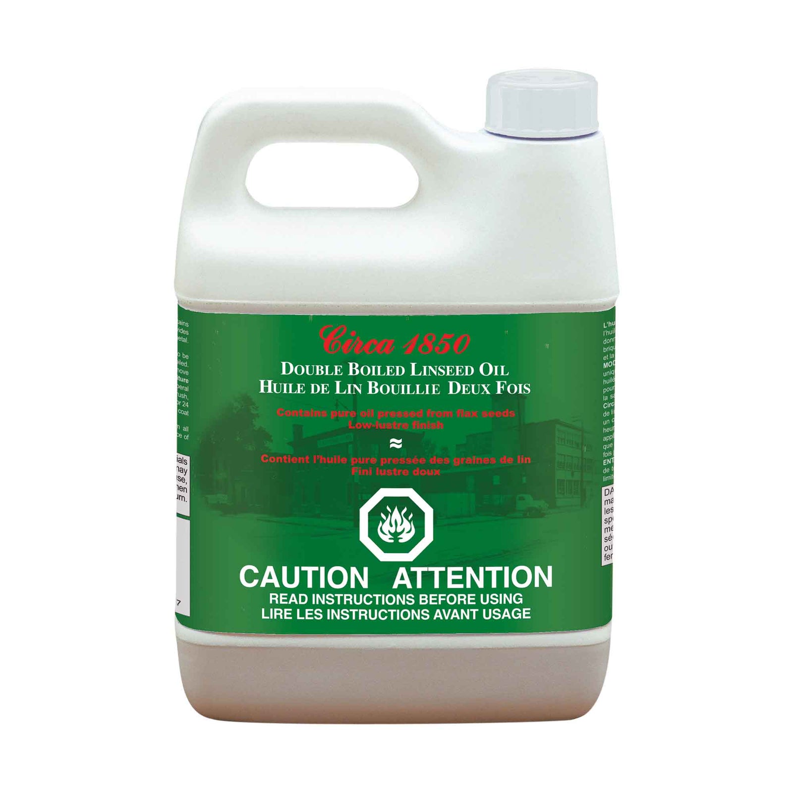 Huile de lin bouillie deux fois, 946 ml