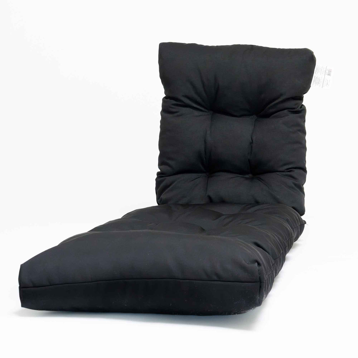 Coussin pour chaise longue noir, 70'' x 22'' x 4''