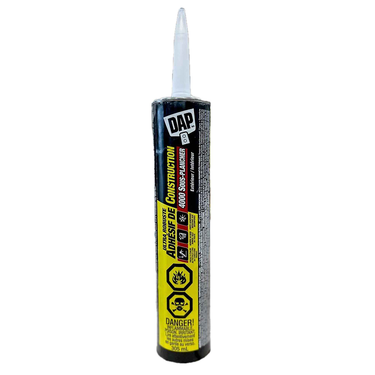Adhésif de construction pour sous-plancher 4000 Subfloor, 828 ml
