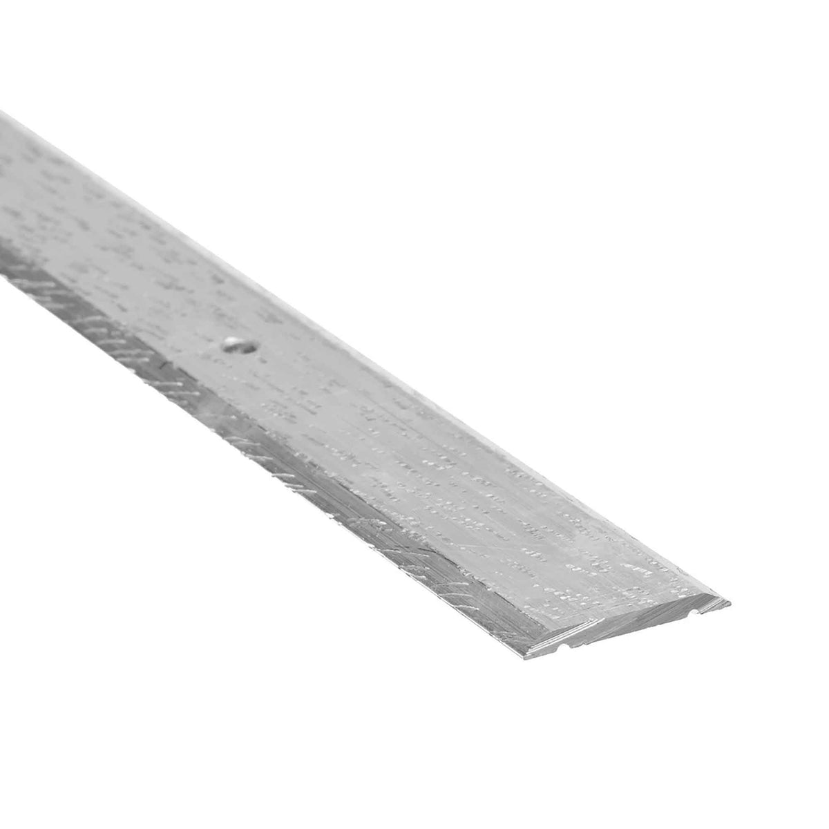 Bordure de joint de plancher argent martelé, 1&quot; x 3&#39;