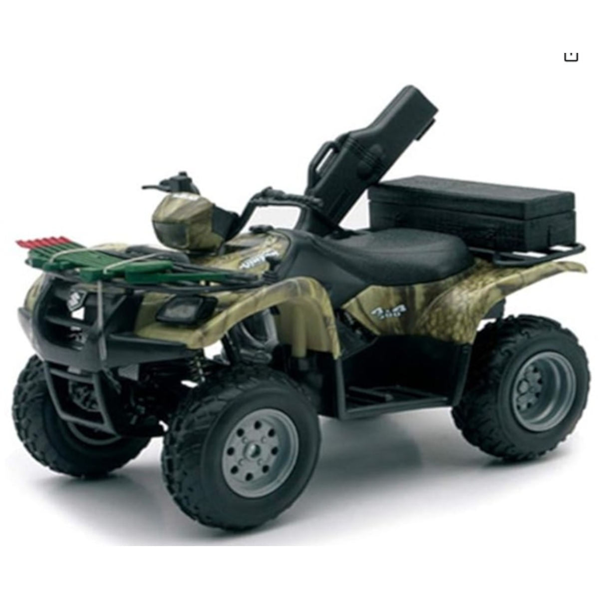 Nouveau Ray - Quad Suzuki Vinson 500 4x4, camouflage vert, échelle 1:12