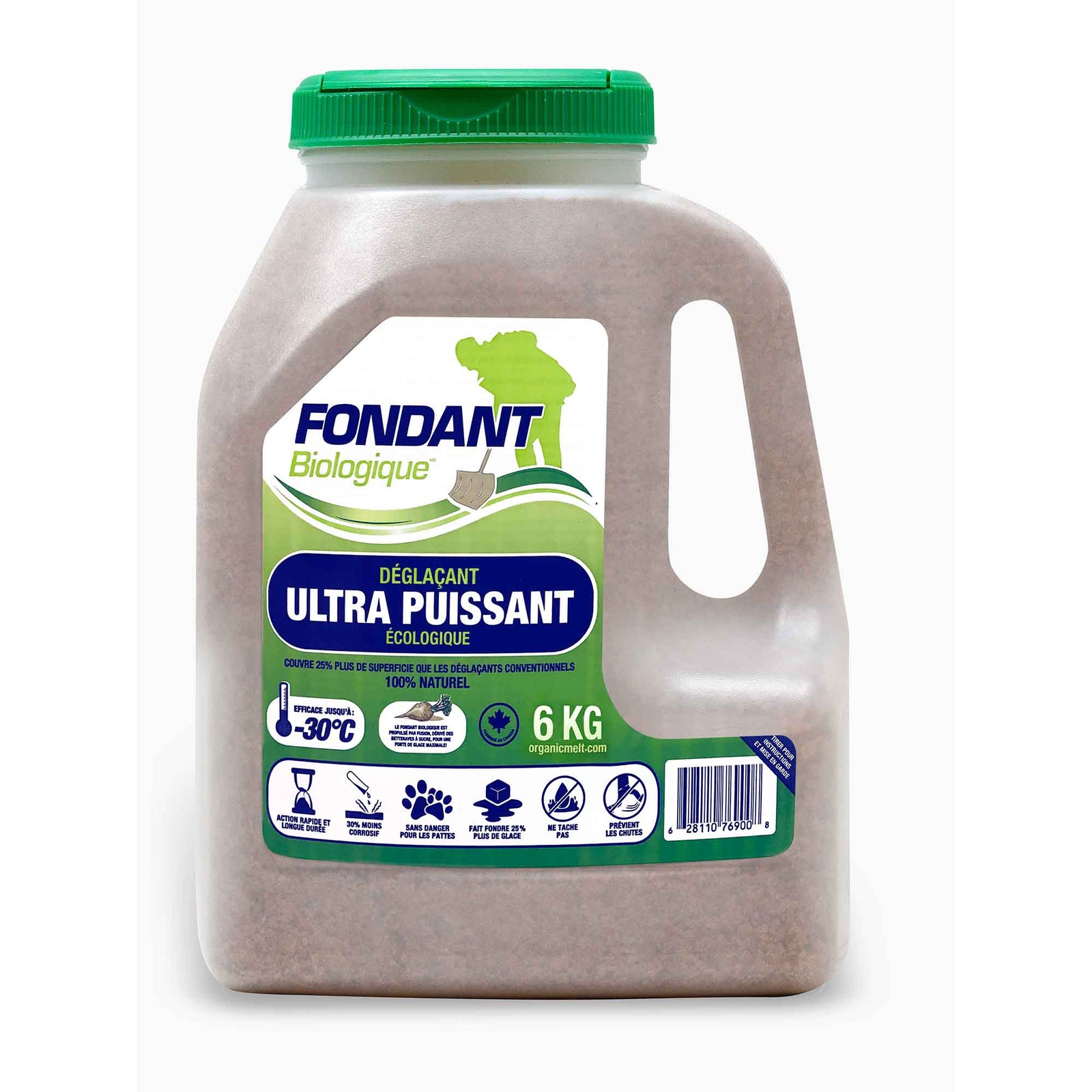 Déglaçant écologique ultra puissant, 6 kg