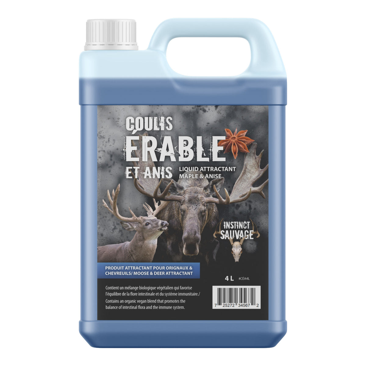 Coulis à l'érable et à l'anis pour orignaux et chevreuils, 4 L