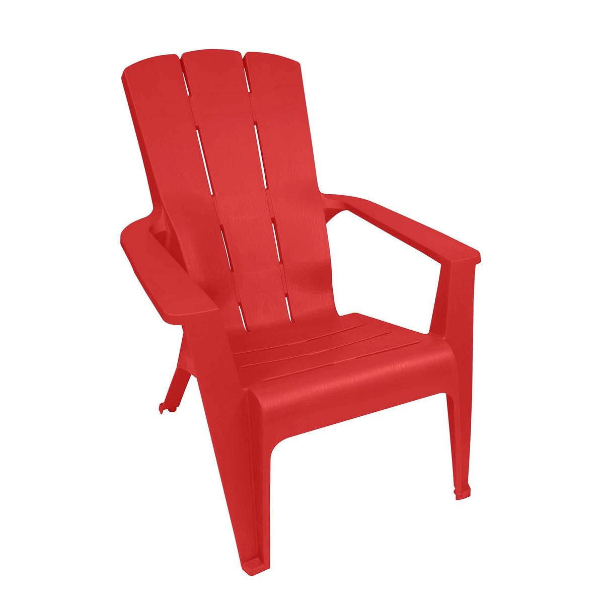 Chaise Adirondack, rouge