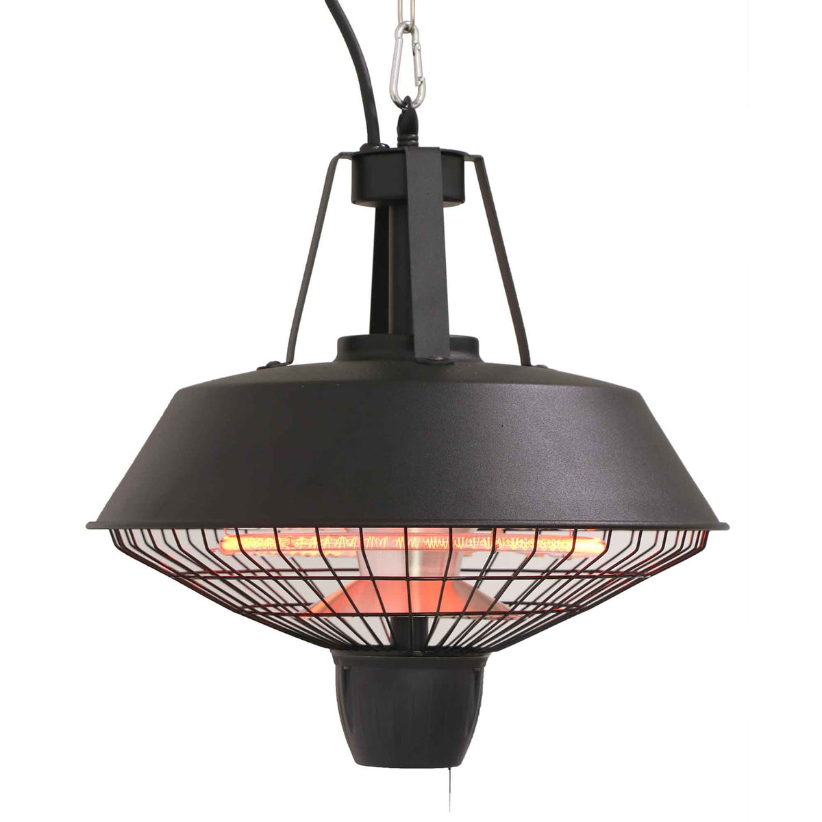 Chauffe-terrasse électrique à infrarouge suspendu, 1 500 W