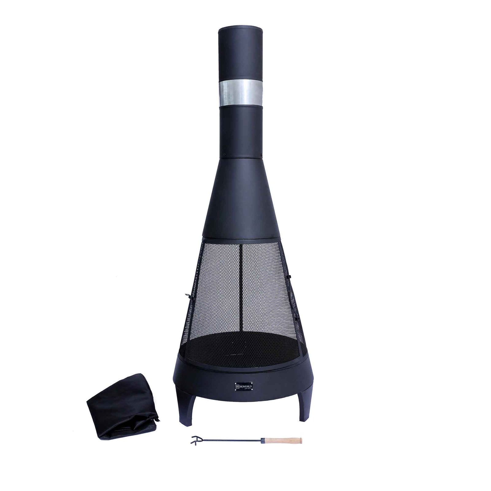 Foyer d'extérieur au bois CHEMINÉE, 24'' x 63"