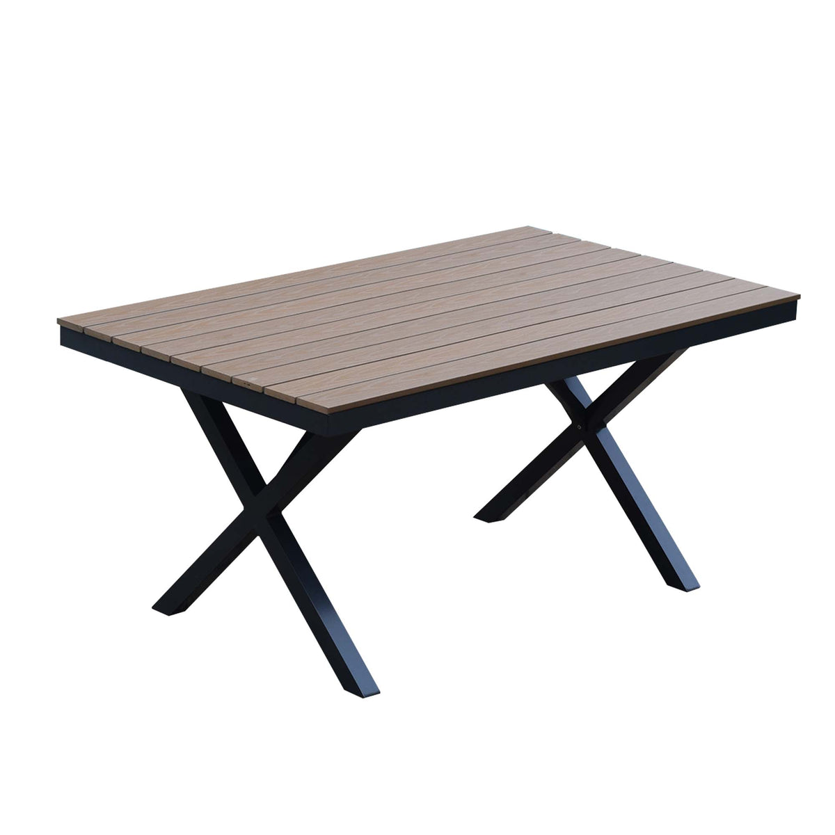 Table à dîner rectangulaire NAPA en polybois, 40&#39;&#39; x 60&#39;&#39;