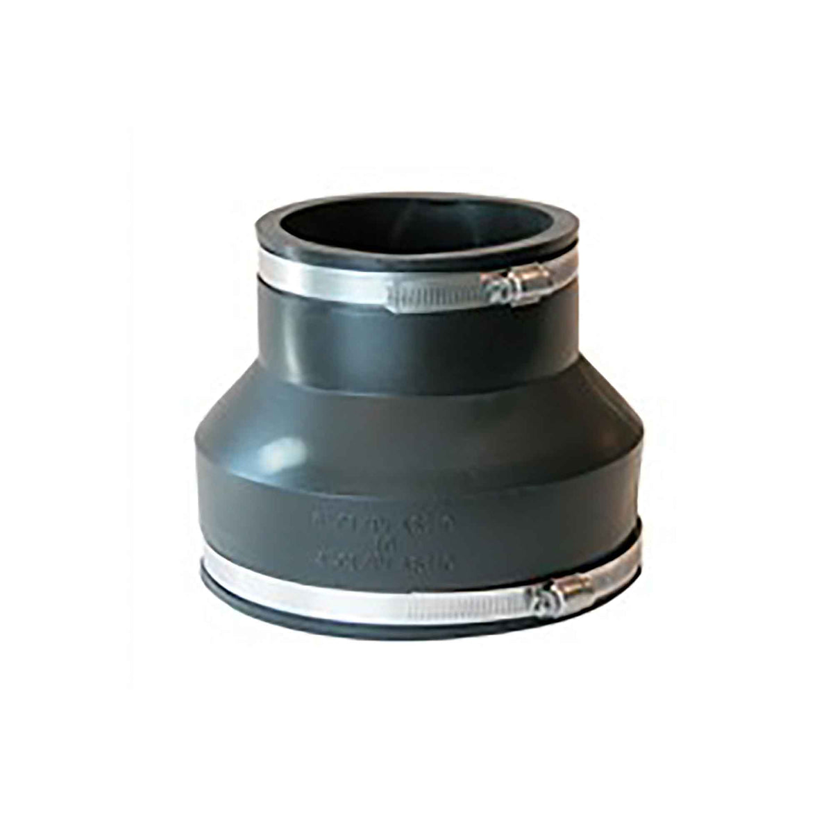 Manchon en PVC flexible avec colliers, 6" x 4"
