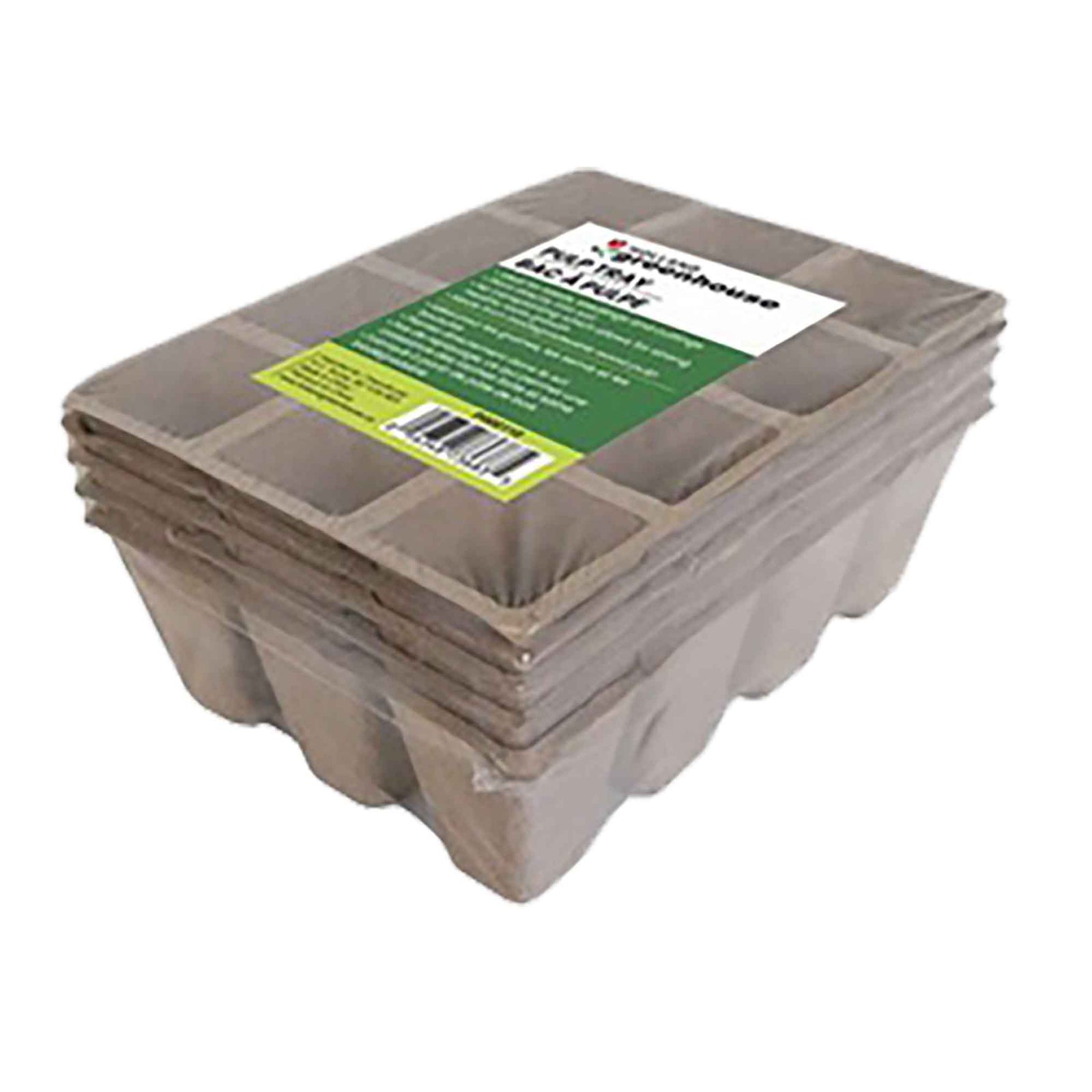 Plateau en pulpe pour démarrage de semences, 5'' x 6'' x 1'' (5 unités)