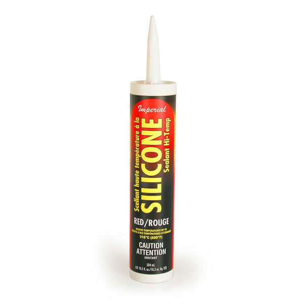 High Temperature Silicone Sealant, 304 ml (Red) - Matériaux JLS
